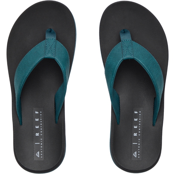 2026 Reef Mens The Nox Flip Flops CJ9281 - Mediterranean / Black